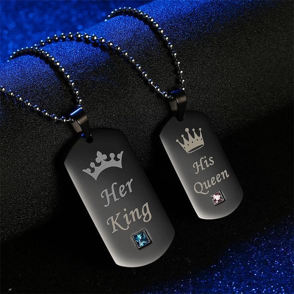 Her King & His Queen Necklace