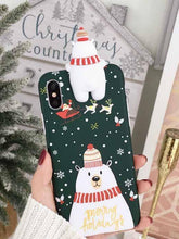 Laden Sie das Bild in den Galerie-Viewer, Christmas Snowman Elk Iphone Case - Snow Man - Iphone 6 to X