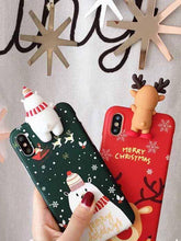 Laden Sie das Bild in den Galerie-Viewer, Christmas Snowman Elk Iphone Case - Snow Man - Iphone 6 to X