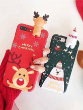 Laden Sie das Bild in den Galerie-Viewer, Christmas Snowman Elk Iphone Case - Snow Man - Iphone 6 to X