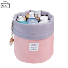 Laden Sie das Bild in den Galerie-Viewer, Barrel-Shaped Makeup Travel Bag