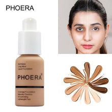 Laden Sie das Bild in den Galerie-Viewer, PHOERA Soft Matte Full Coverage Liquid Foundation