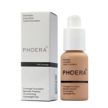 Laden Sie das Bild in den Galerie-Viewer, PHOERA Soft Matte Full Coverage Liquid Foundation