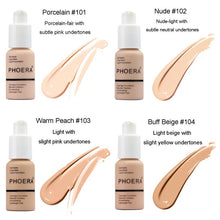 Laden Sie das Bild in den Galerie-Viewer, Phoera Soft Matte Full Coverage Liquid Foundation