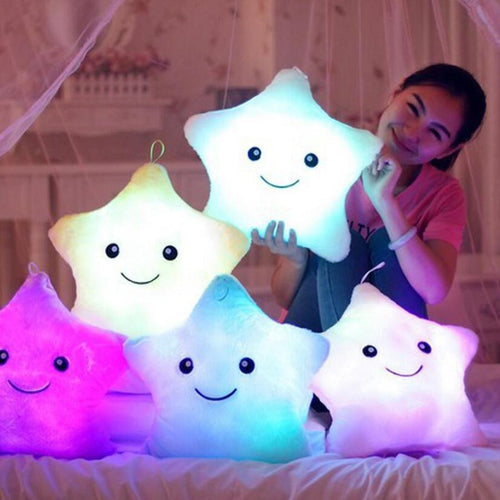 Glowing Star Pillow