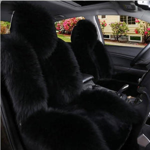 10 Colors fluffy car seats