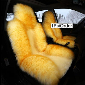 10 Colors fluffy car seats