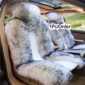 10 Colors fluffy car seats