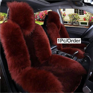 10 Colors fluffy car seats