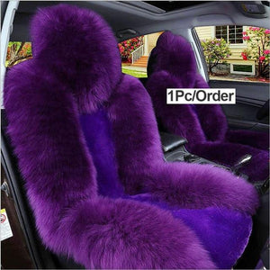 10 Colors fluffy car seats