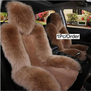 10 Colors fluffy car seats