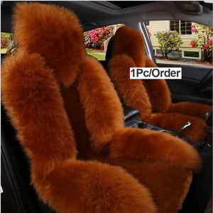 10 Colors fluffy car seats