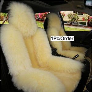 10 Colors fluffy car seats