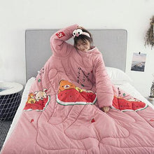 Laden Sie das Bild in den Galerie-Viewer, Winter Lazy Quilt with Sleeves